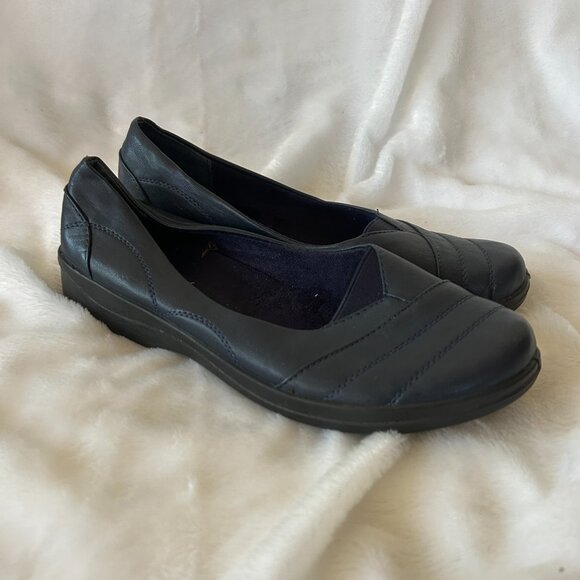 Easy Street Comfort Loafers Womens 8 Blue Closed Toe - Picture 3 of 6